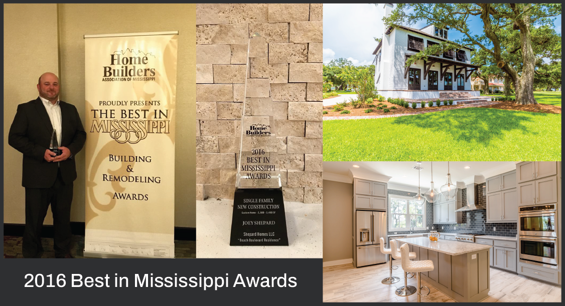 2016 Best in Mississippi Homebuilder Award